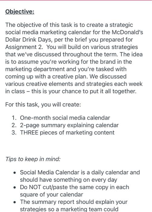 Objective: The objective of this task is to