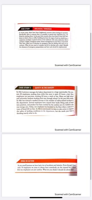 CASE STUDY BIOLOGICAL TERRORISM yes, the