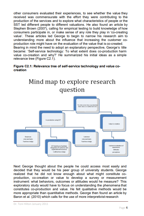 What would be your Hypothesis? Self-service