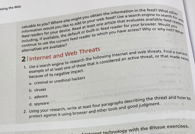 wsing the Web o in the feed? What oth rch engine