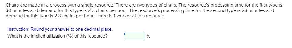 Chairs are made in a process with a single