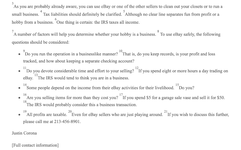 5.14 Document for Analysis: Faulty E-Mail Message
