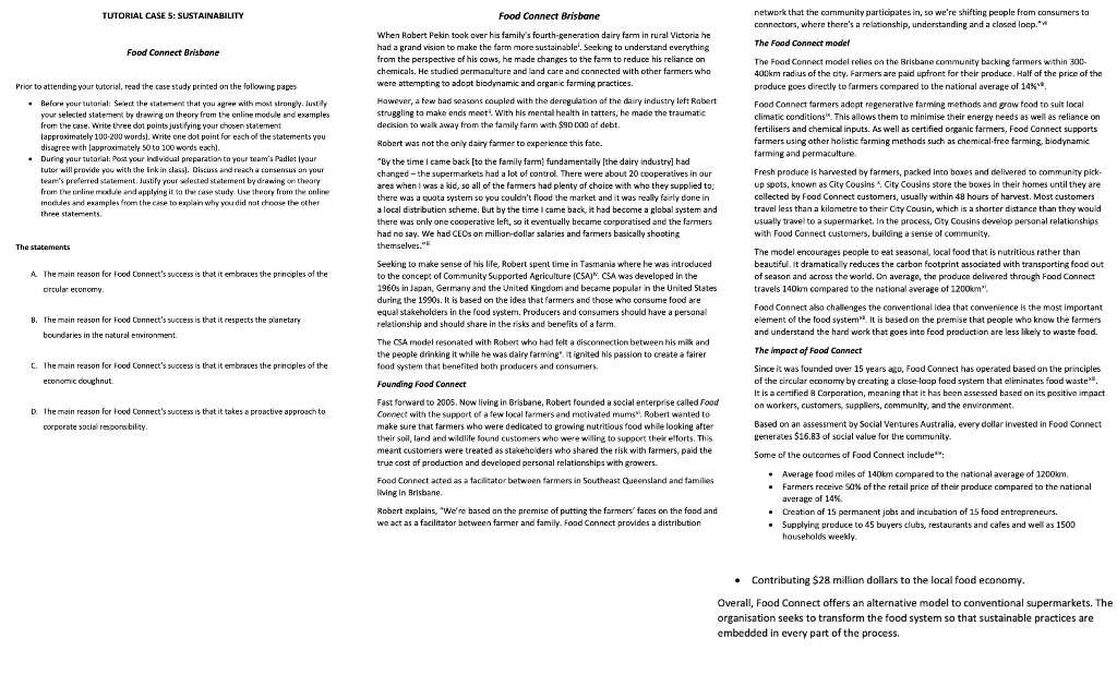 So, is it because of principles of the circular