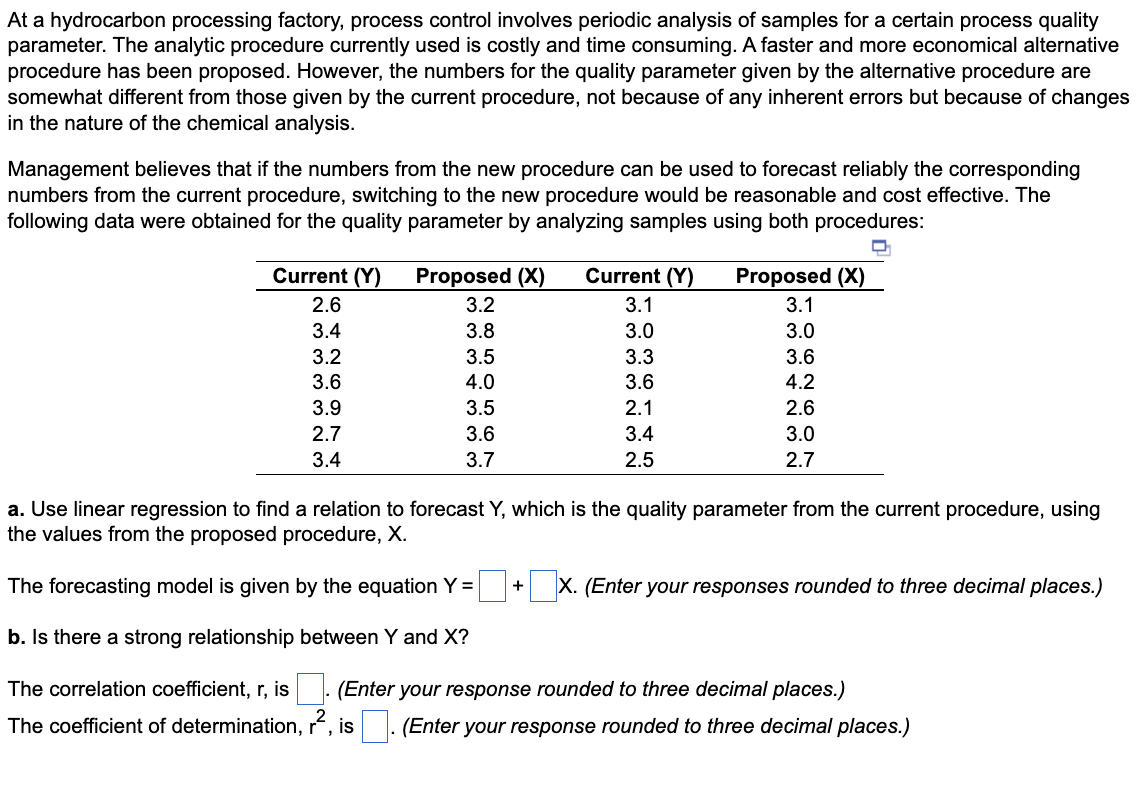 At a hydrocarbon processing factory, process