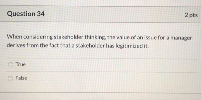 Question 23 2 pts Reasons given that SMEs object