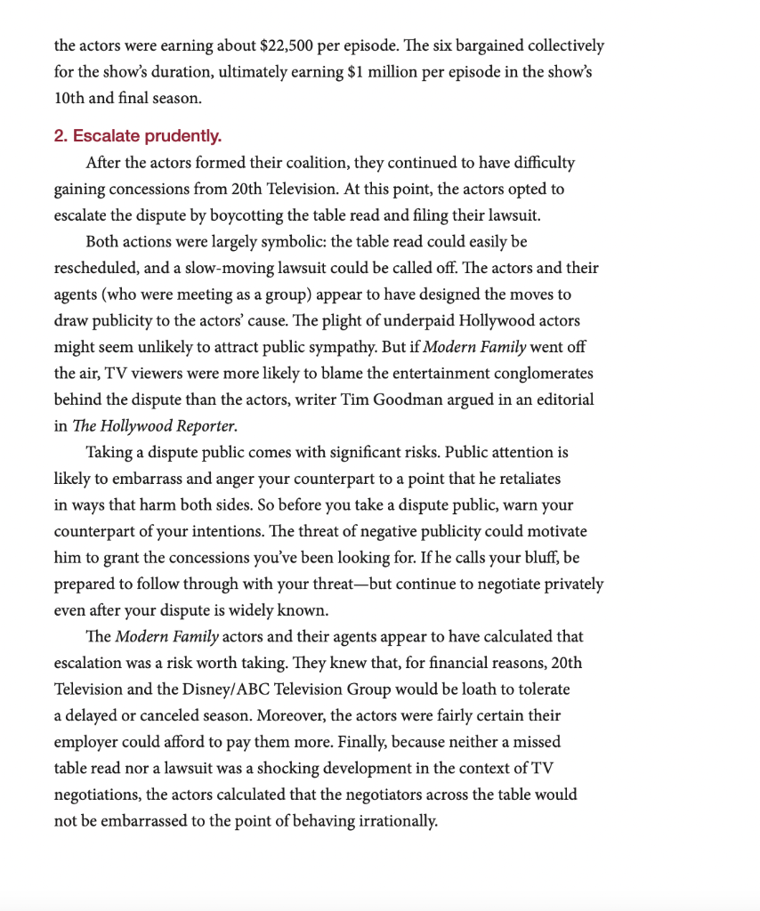 PLEASE READ & ANSWER THE FOLLOWING QUESTION : 1.