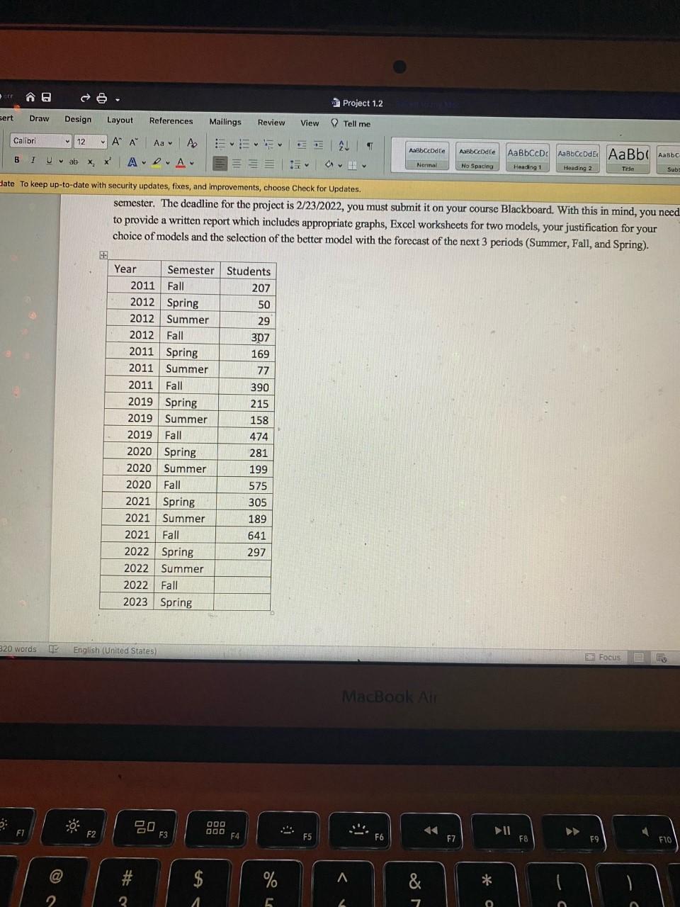 Project 1.2 esign Layout References Mailings