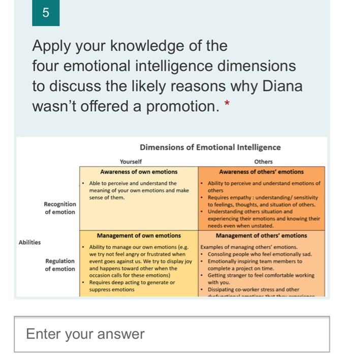 Case study Part 1 CASE STUDY: DIANA'S