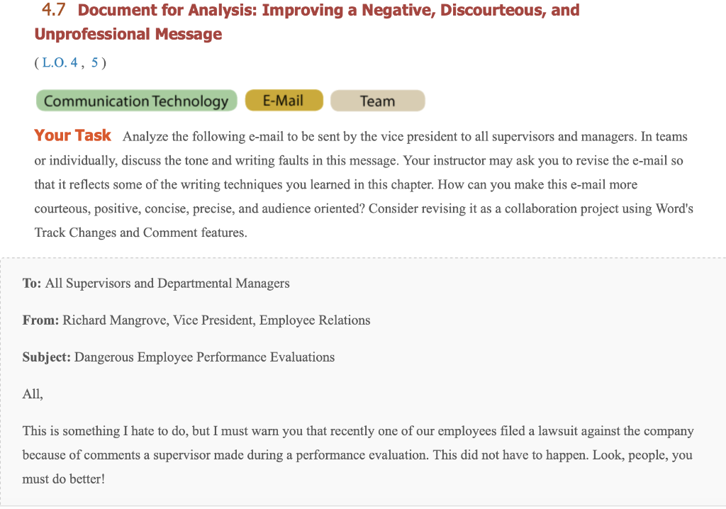 4.7 Document for Analysis: Improving a Negative,