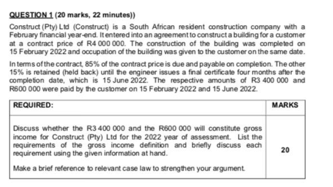 1.1 Based on the case study, explain the