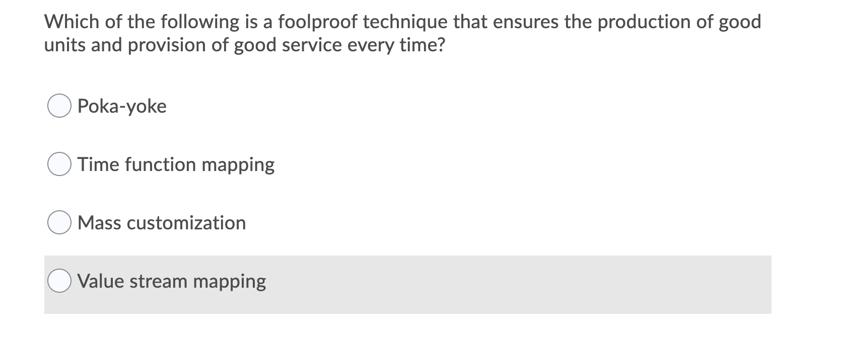 Which of the following is a foolproof technique