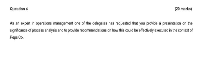 This question is for 20 marks please can you