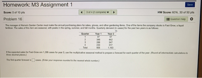 The first quarter forecast is ___ cases. (Enter