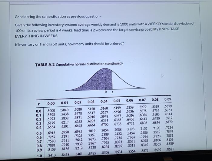 Considering the same situation as previous