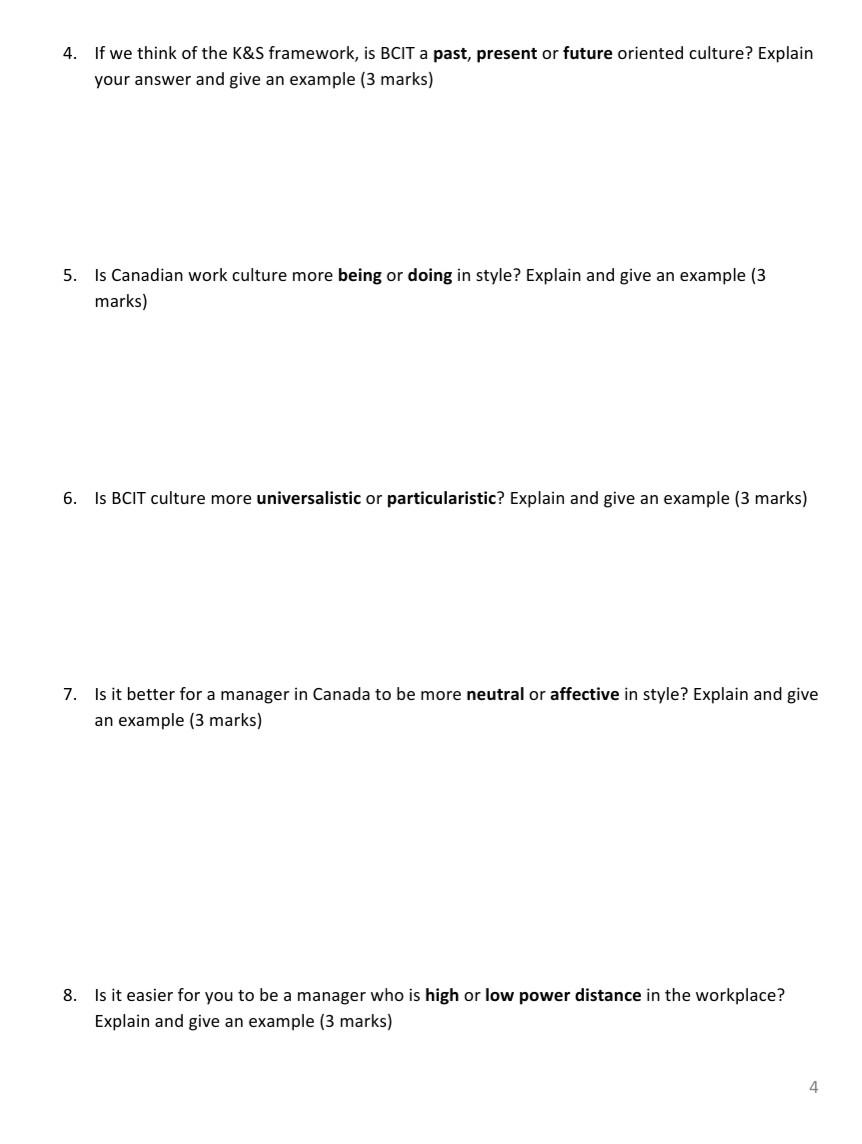 4. If we think of the K&S framework, is BCIT a