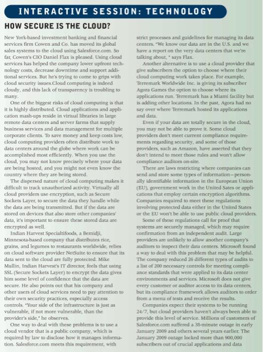 please answer the case INTERACTIVE SESSION: