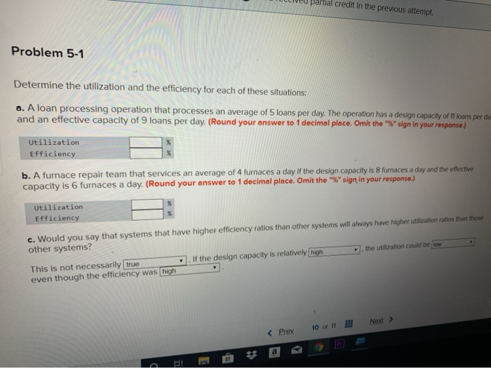 v i veu partial credit in the previous attempt