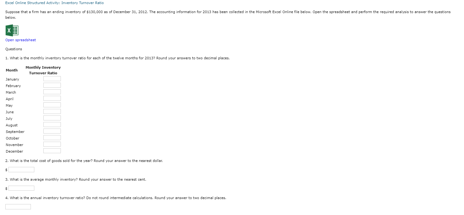 Need more help with the formulas needed rather