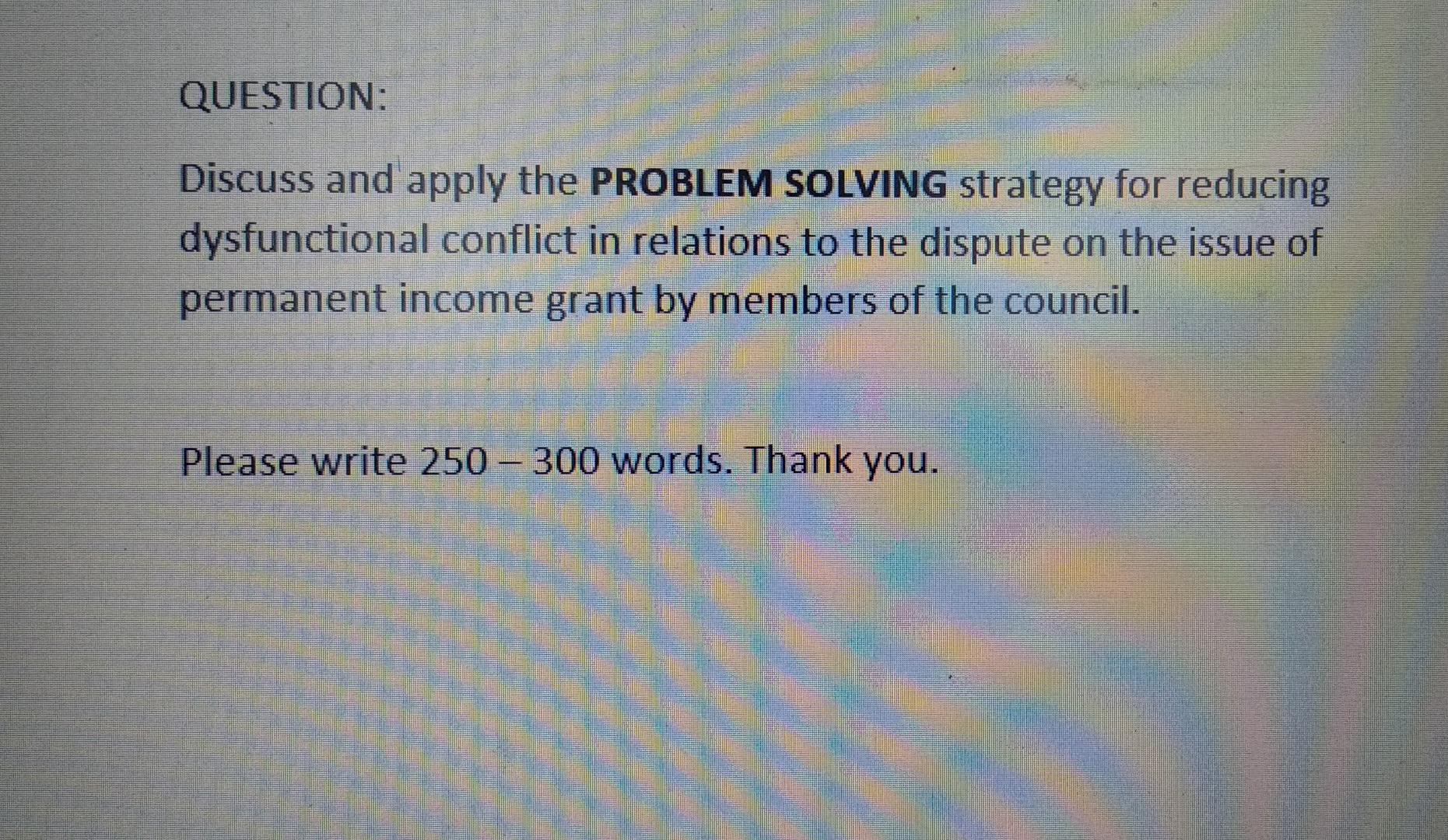 Please help it's urgent, please write 250 - 300