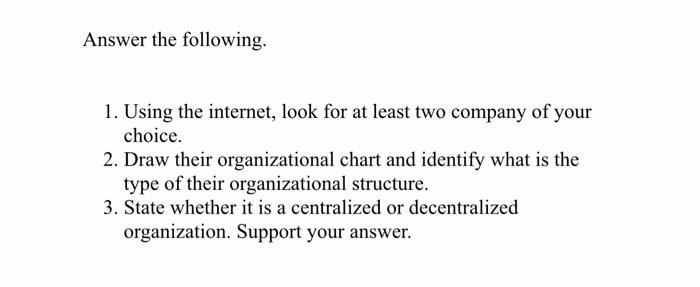 Answer the following. 1. Using the internet, look