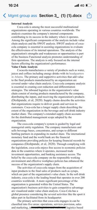 Company topicCoca-cola 1) Introduction 2)