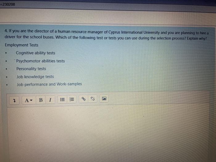 =230208 4. If you are the director of a human