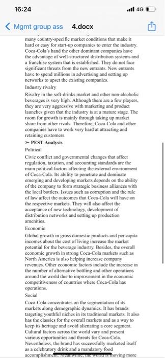 Company topicCoca-cola 1) Introduction 2)