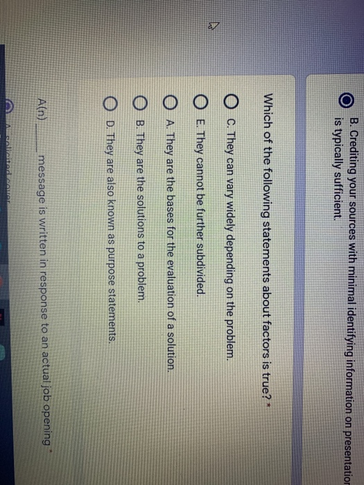 B. Crediting your sources with minimal