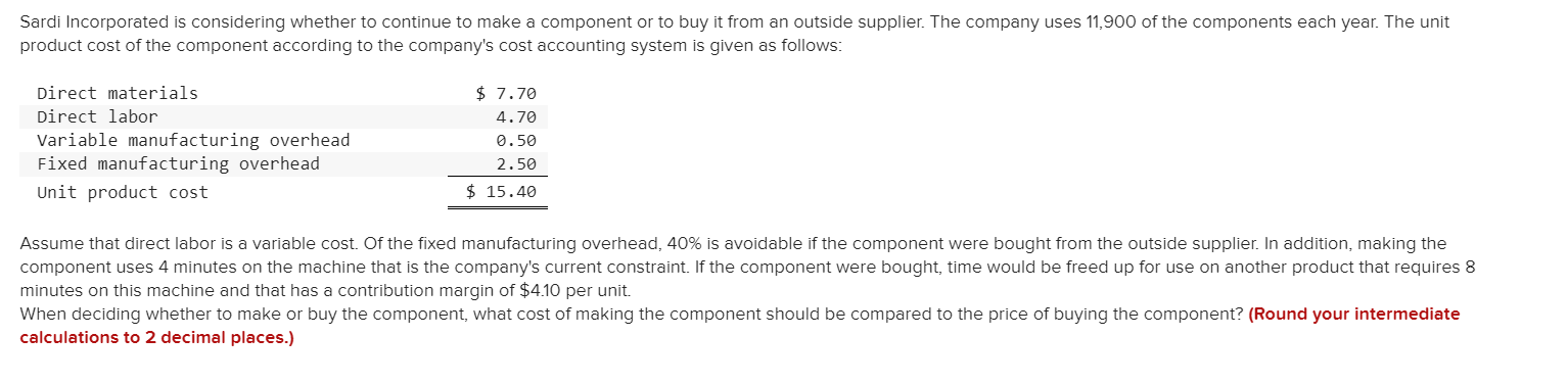 Sardi Incorporated is considering whether to