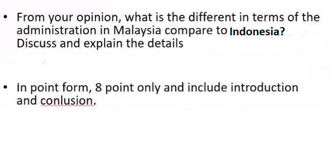From your opinion, what is the different in terms