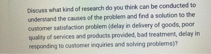 Discuss what kind of research do you think can be