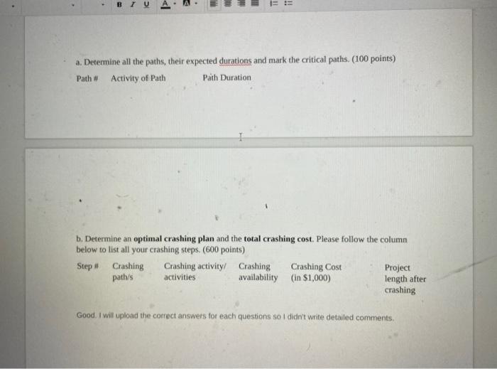 B A. A EEE Problem 1 (700 points) 12 months 7