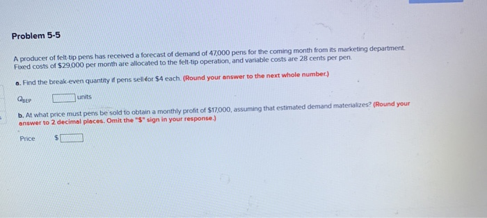 Problem 5-1 Determine the utilization and the