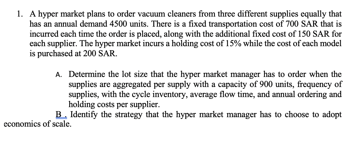 answer the question with details please 1. A