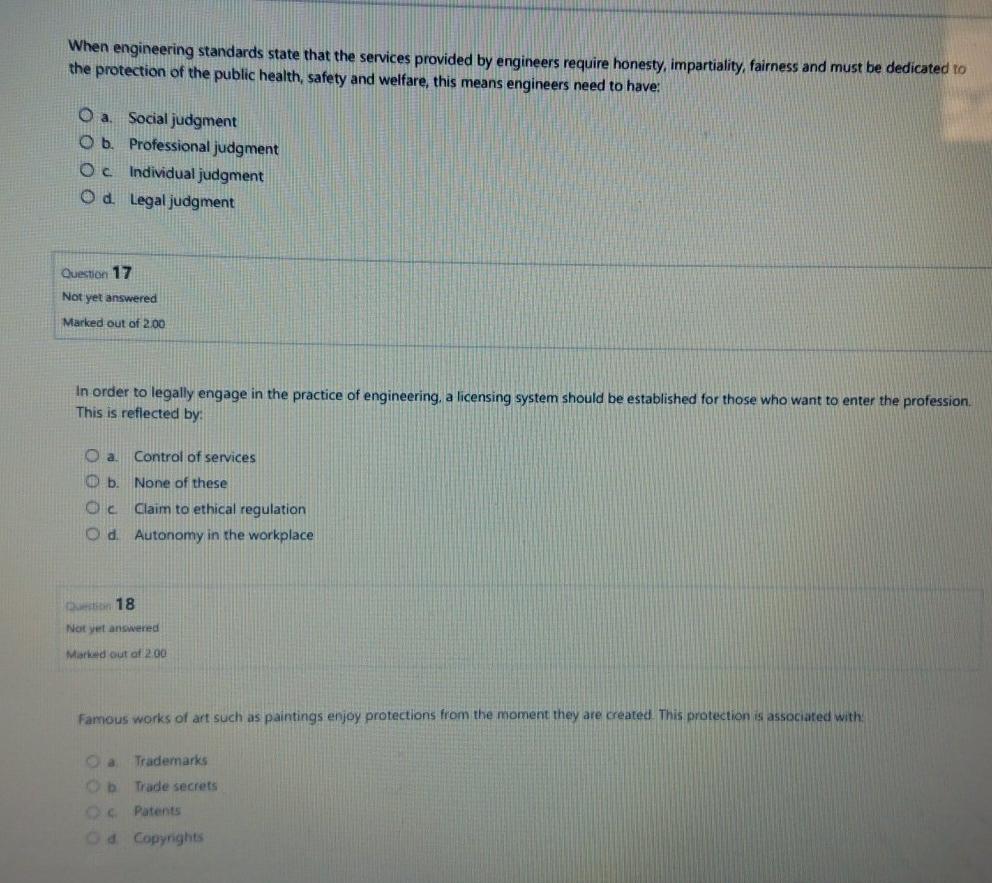 When engineering standards state that the