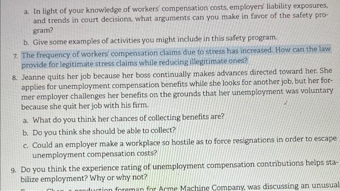 I need help with question #7 please a. In light