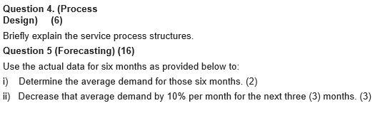Question 4. (Process Design) (6) Briefly explain