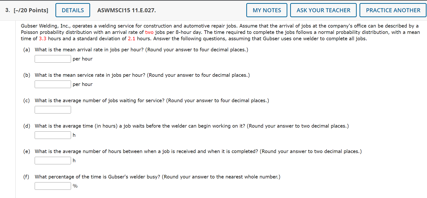 Gubser Welding, Inc., operates a welding service