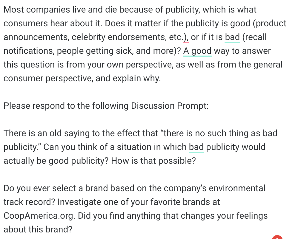 Most companies live and die because of publicity,