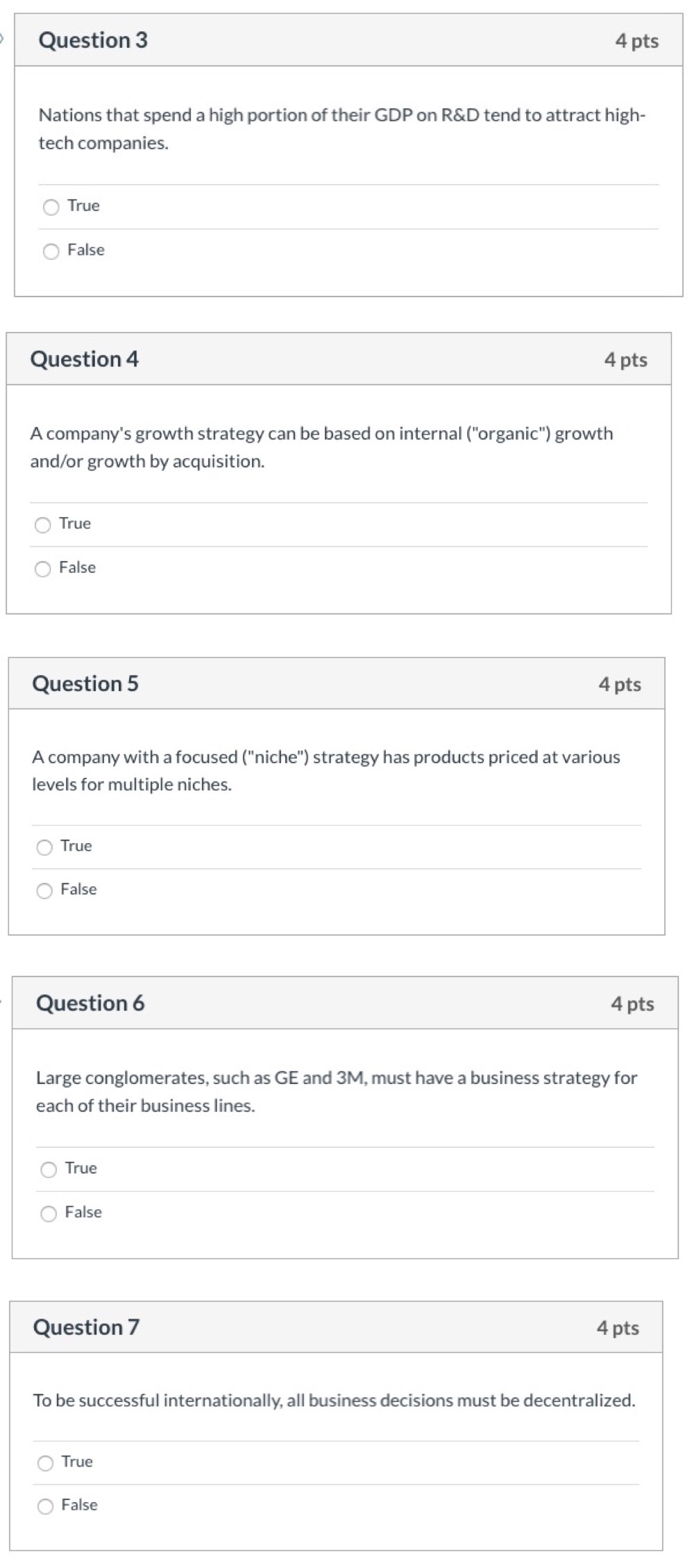 Question 3 4 pts Nations that spend a high