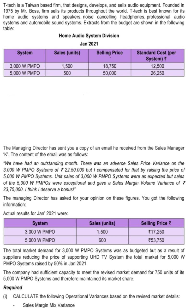 T-tech is a Taiwan based firm, that designs,