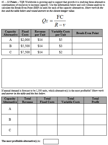 45. - 12 Points - TOR Worldwide is growing and to