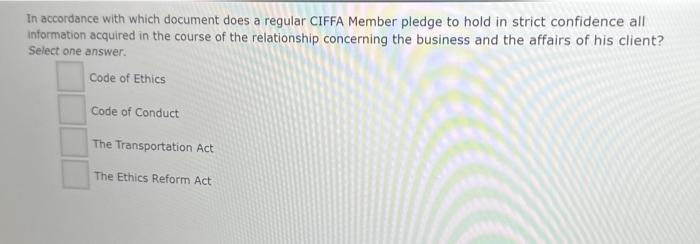 In accordance with which document does a regular