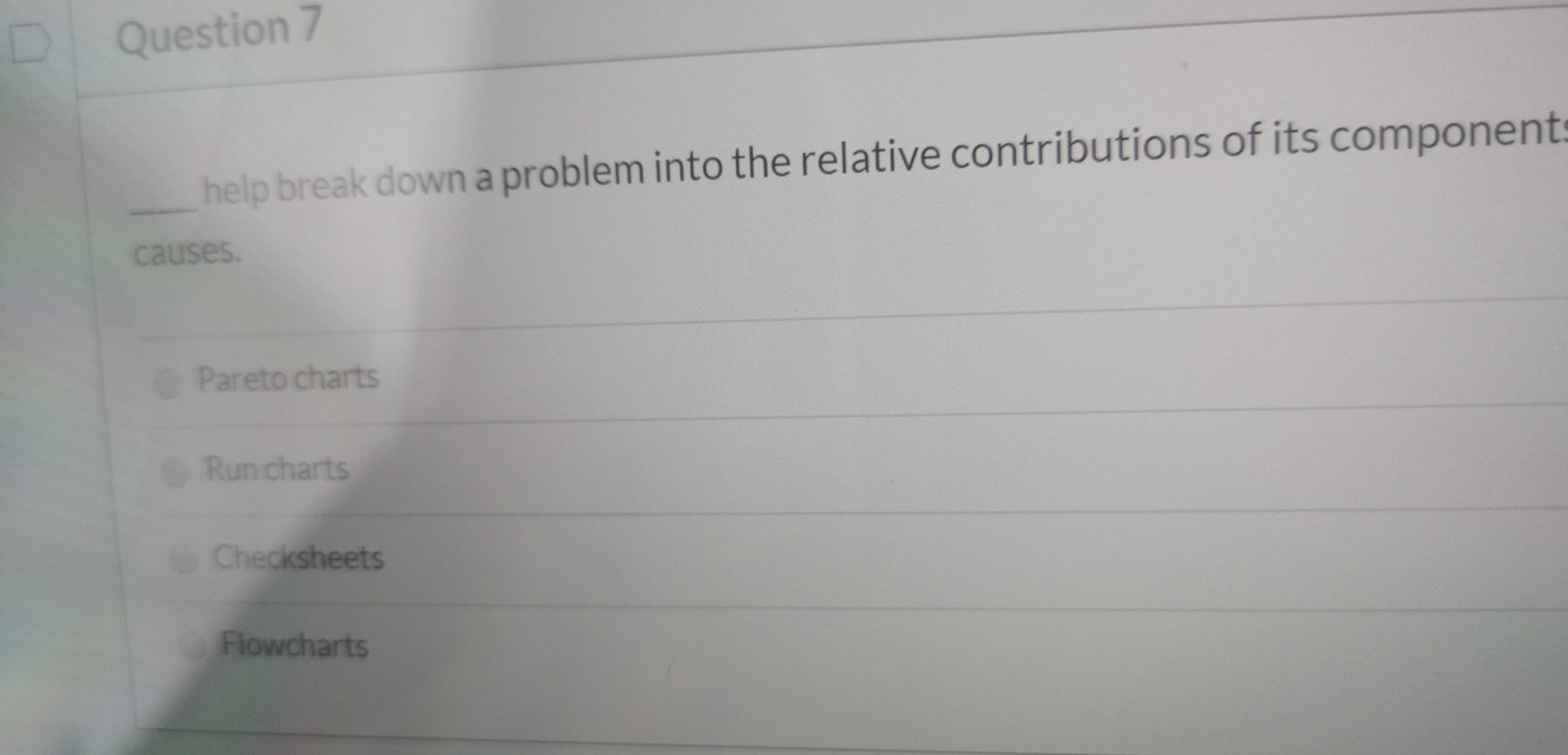 Question/ help break down a problem into the