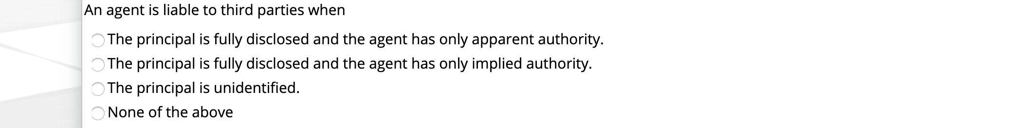 Firing an agent terminates: O Express authority.