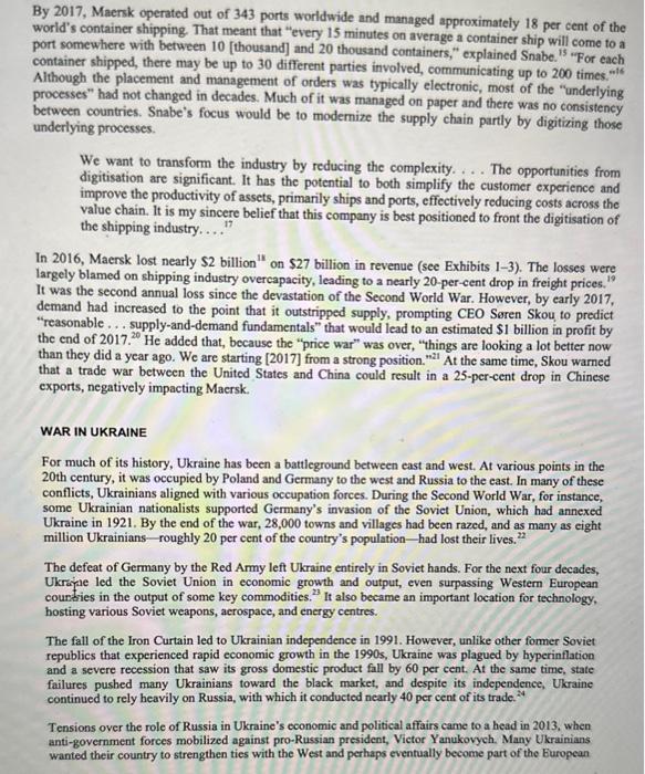 1. Why was the attack on Maersk successful? 2.