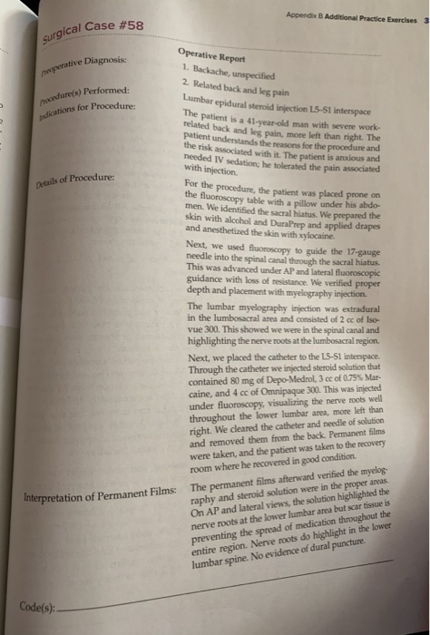 icd10 coding Appendix Additional Practice