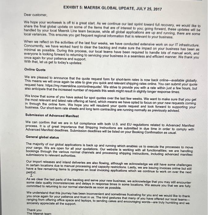 1. Why was the attack on Maersk successful? 2.