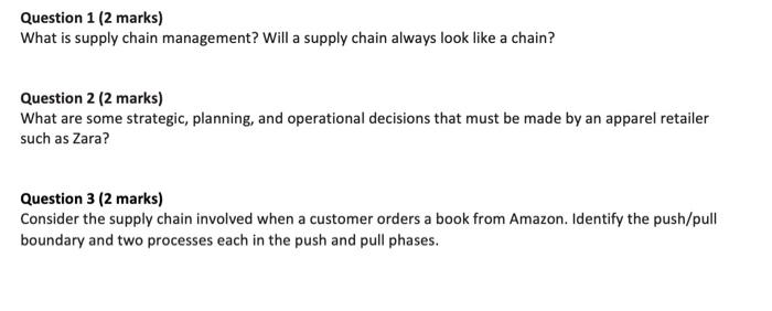 i need a full and clear answers for the 6