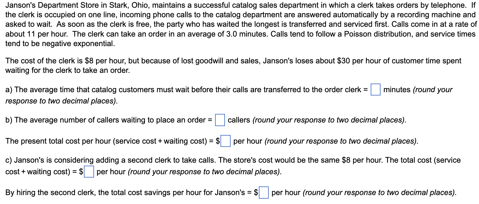 Janson's Department Store in Stark, Ohio,